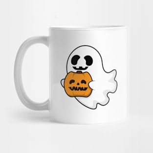 Halloween ghost pumpkin Mug